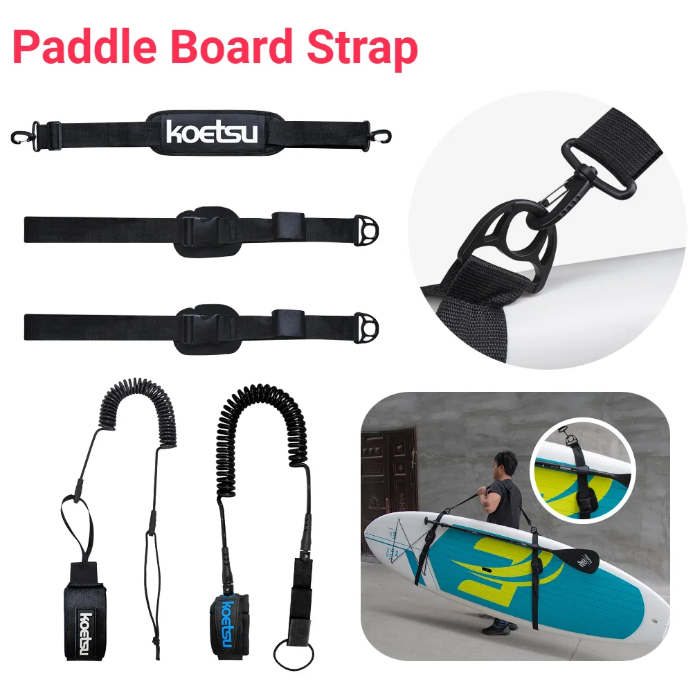 Stand Up Paddle Leash - Sangle d'épaule réglable pour planche de