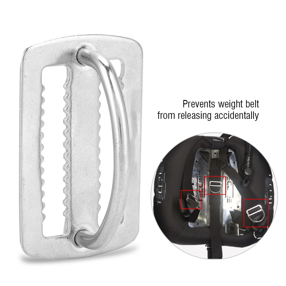 Dive Weight Belt - EllEP-Anneau de plongée en acier inoxydable,