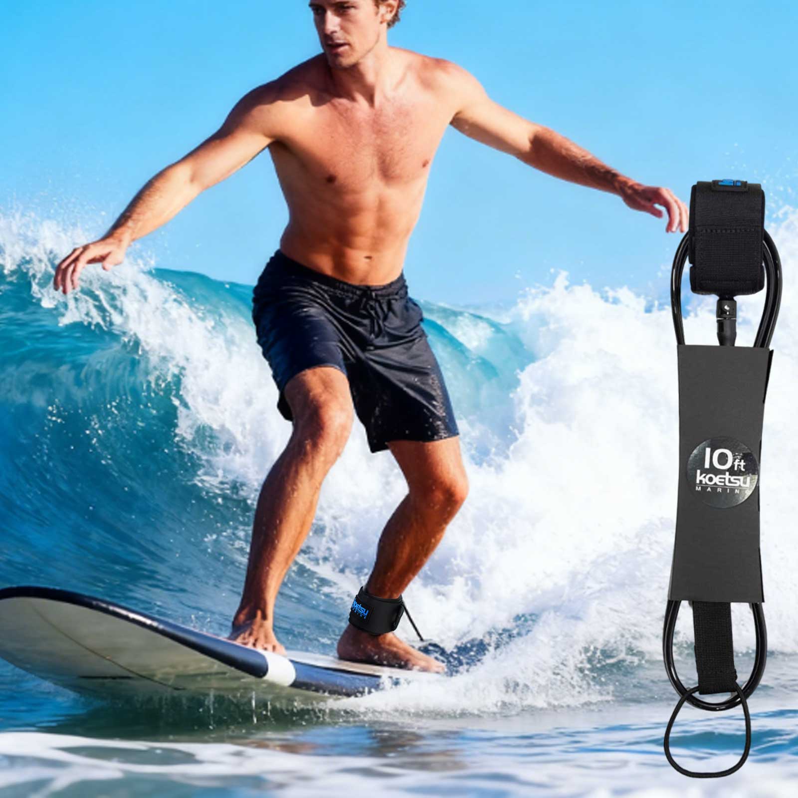 Cordon de sécurité pour planch - Surfboard Leash Ankle avis et prix