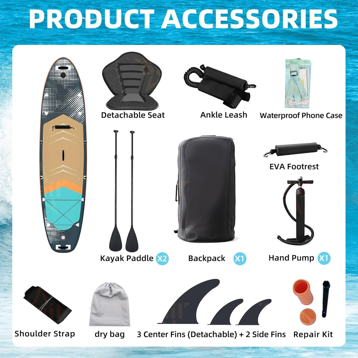 Planche à pagaie gonflable mul - Stand Up Paddle Leash avis et prix