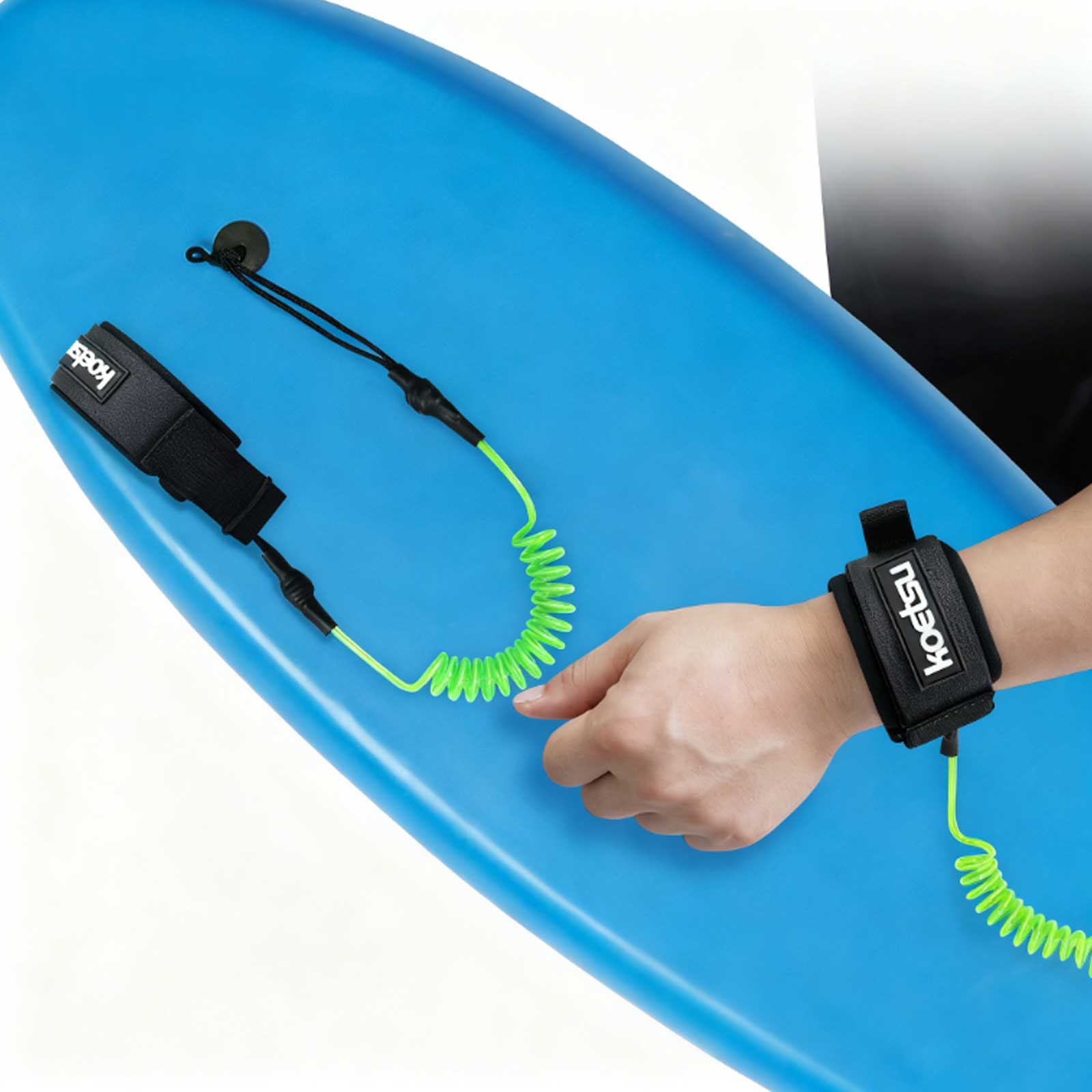 Laisse de bodyboard enroulée e - Stand Up Paddle Leash avis et prix