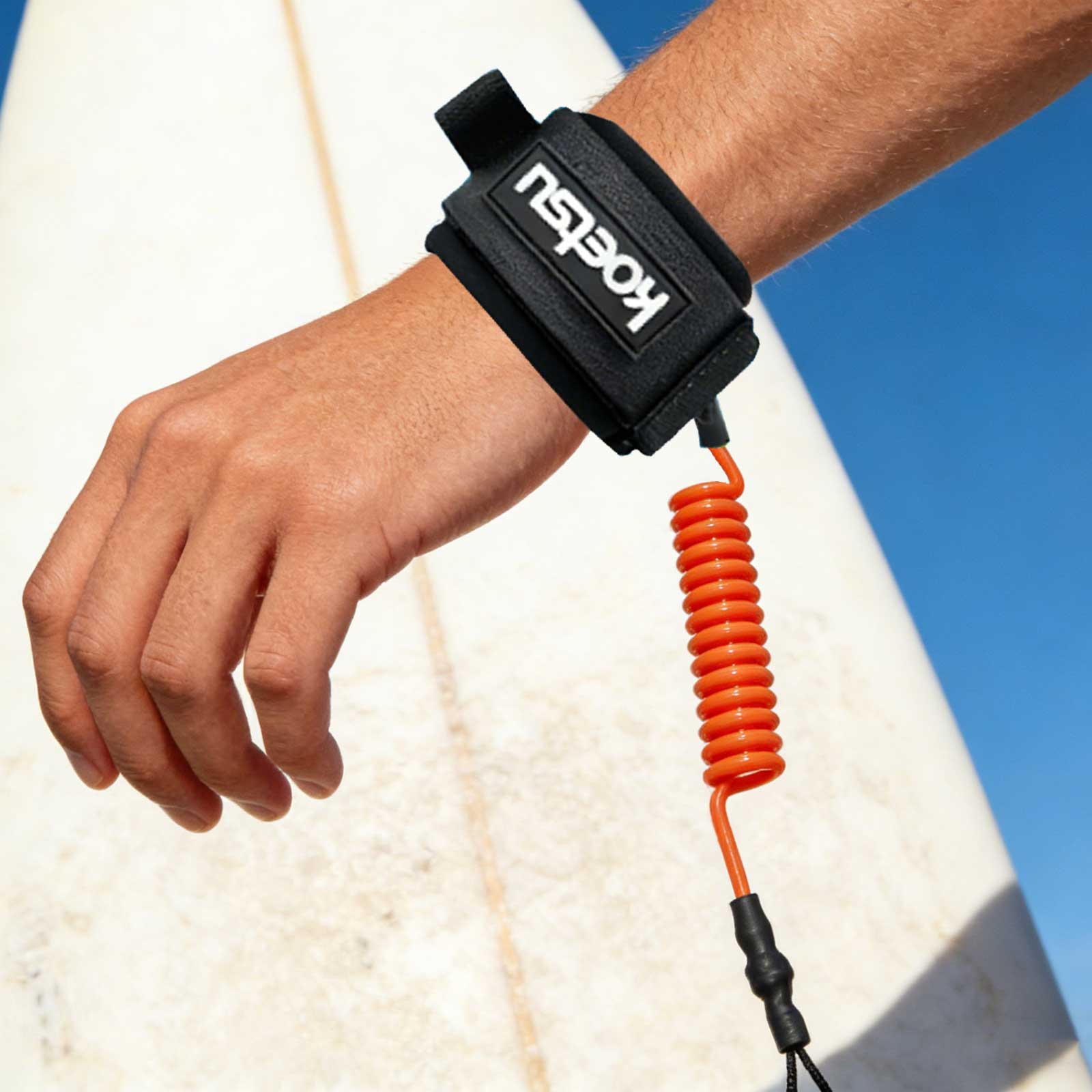 Laisse de bodyboard enroulée e - Stand Up Paddle Leash avis et prix